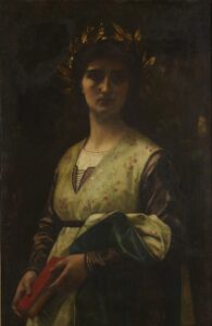 Alexandre Cabanel, Petrarch's Laura, c 1861 Oil on canvas, 35.4 × 23.1 in Princeton University Art Museum