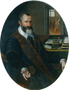 Portrait of Carlo Sigonio, 1575–1584 Oil on canvas, 38.6 x 49.4 in Museo Civico di Modena, Modena, Italy