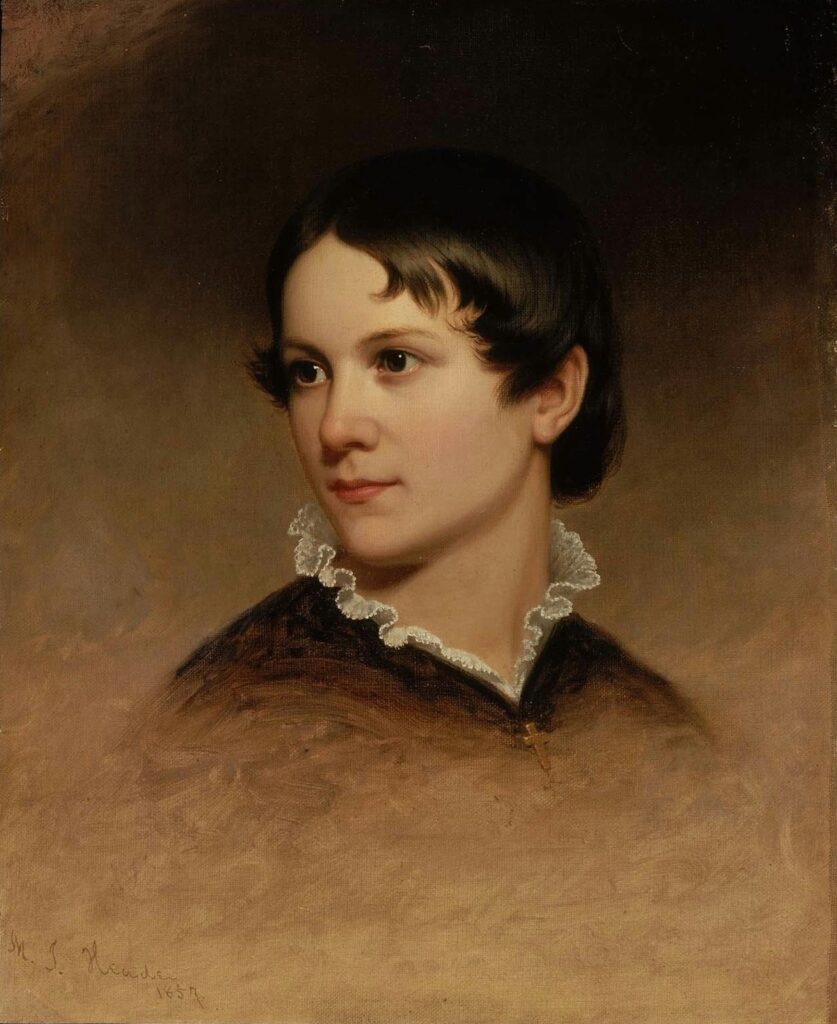 Martin Johnson Heade, Mary Rebecca Clark, 1857 Oil on canvas, 22 x 18.3 in Museum of Fine Arts, Boston