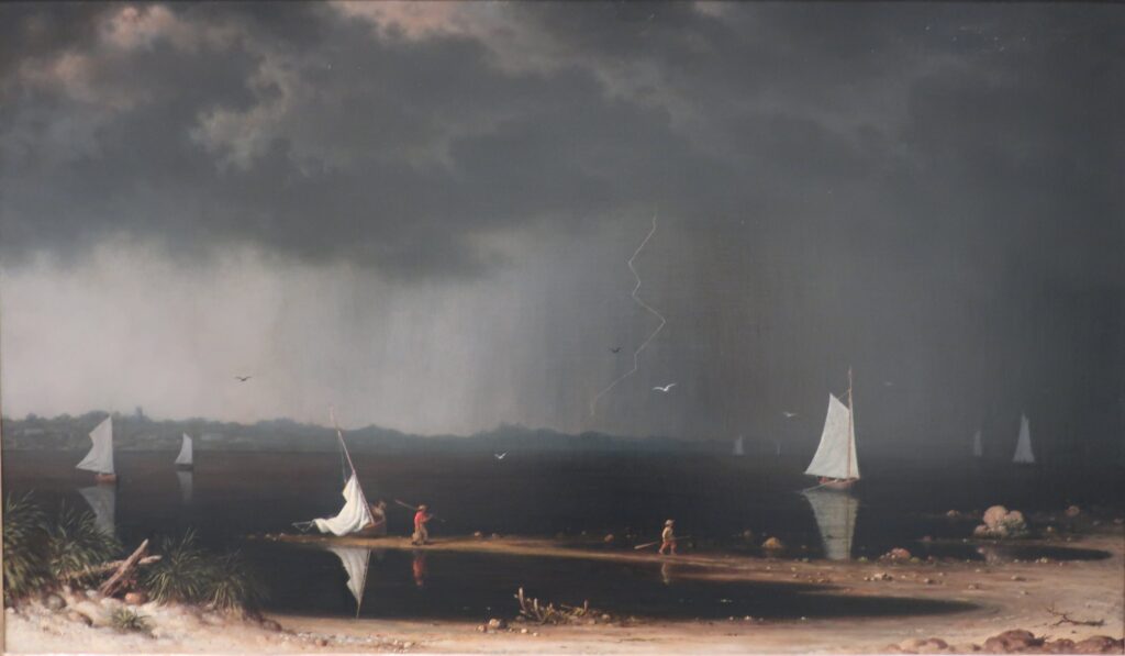 Martin Johnson Heade, Thunder Storm on Narragansett Bay, c 1868 Oil on canvas, 17 x 30 in Amon Carter Museum of American Art, Fort Worth, TX
