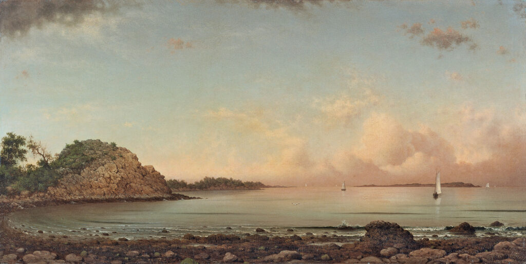 Martin Johnson Heade, Singing Beach, Manchester, 1862 Oil on canvas, 20.2 x 40.4 in Museo Nacional Thyssen-Bornemisza, Madrid