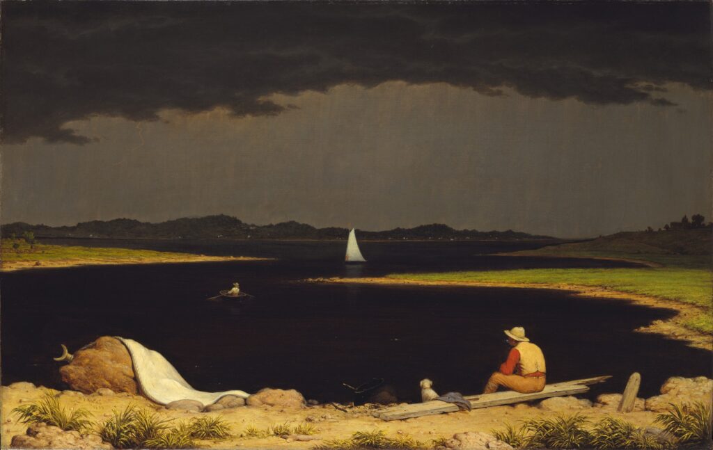Martin Johnson Heade, Approaching Thunder Storm, 1859 Oil on canvas, 44 x 56 in Metropolitan Museum of Art, New York