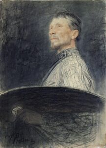 Repin, Portrait of Abram Efimovich Arkhipov, date unknown Oil on canvas, 29 x 21.5 in Montana Museum of Art & Culture, Missoula, MT