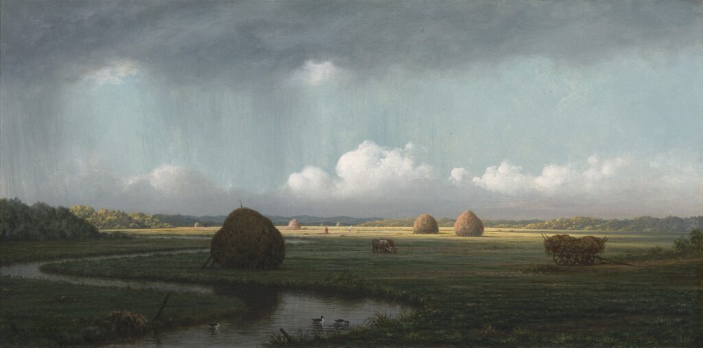 Martin Johnson Heade, Newbury Marshes, 1867 Oil on canvas, 22 x 44 in Yale University Art Gallery, New Haven, CT