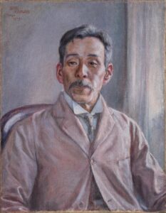 Kuroda Seiki, Doctor Terao Hisashi, 1909 Oil on canvas, 27.8 x 21.7 in Tokyo National Museum, Tokyo