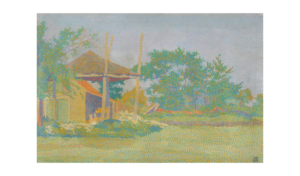 Johannes Josephus Aarts, Farm in the Dune District, c 1895 Oil on canvas, 11.8 x 17.7 in Kröller-Müller Museum, Otterlo