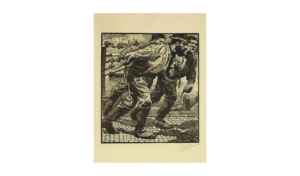 Johannes Josephus Aarts, Polder Workers, before 1919 Woodcut on paper, 11.1 x 8.2 in Kröller-Müller Museum, Otterlo