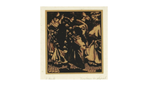 Perseus and the Sea Monster, c 1907 Engraving Leiden University LibraryWomen on the Street, before 1919 Woodcut on paper, 6.9 x 6.5 in Kröller-Müller Museum, Otterlo