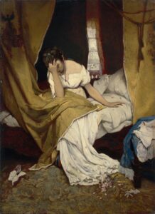 Gabriel von Max, Morning (Fading), 1871–1880 Oil on panel, 14.2 x 10.6 in Hermitage Museum, Saint Petersburg