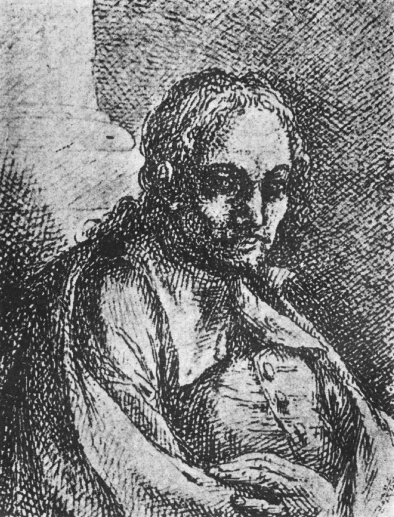 Giovanni Battista Caracciolo, in a Portrait by Onofrio Giannone, before 1773 Pen and ink Museo Civico Filangieri, Naples