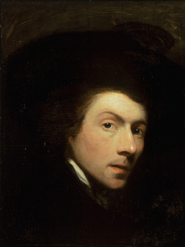 Gilbert Stuart, Self-Portrait, c 1778 Oil on canvas, 16.7 × 12.8 in Redwood Library & Athenaeum, Newport, Rhode Island