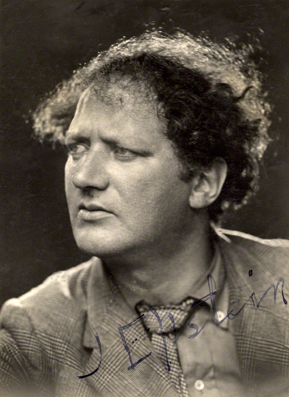 George Charles Beresford, Jacob Epstein, July 11, 1921 Bromide print, 6 × 4.4 in National Portrait Gallery, London