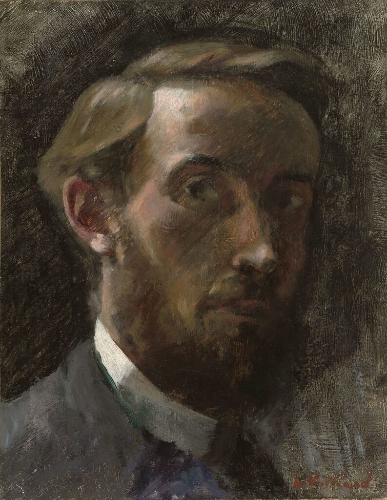 Édouard Vuillard, Self-Portrait, Aged 21, 1889 Oil on canvas, 8.8 × 6.9 in National Gallery of Art, Washington, DC