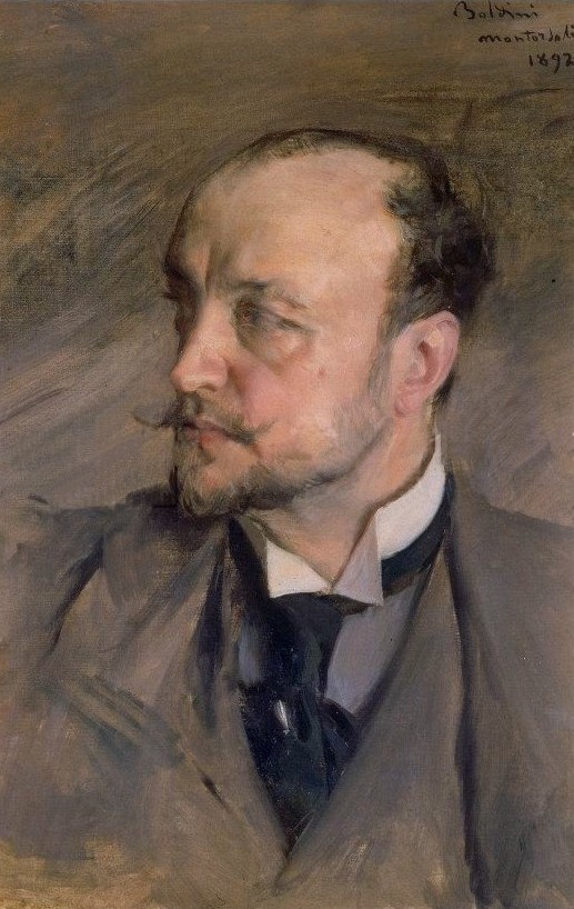 Giovanni Boldini, Self-Portrait at Montorsoli, 1892 Oil on canvas, 22 × 14.2 in Uffizi Gallery, Florence