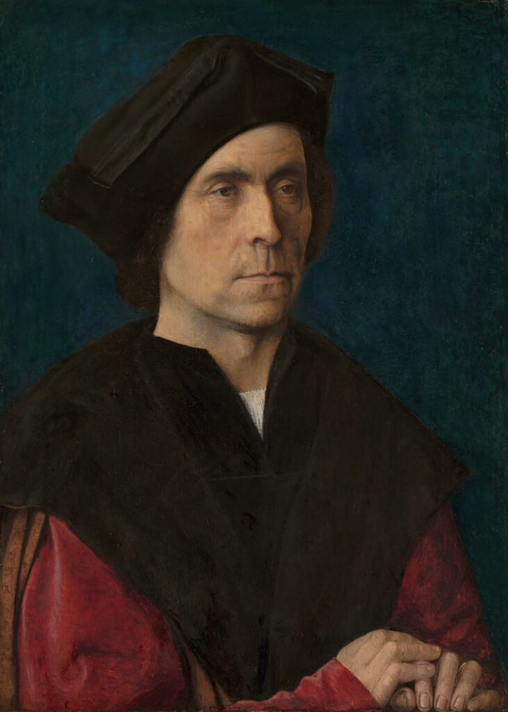Michel Sittow, Portrait of a Man, c 1510 Oil on panel, 14.1 × 10.2 in Mauritshuis, The Hague