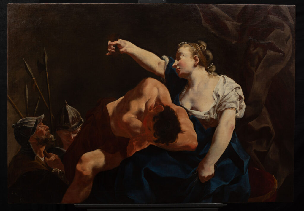 Giulia Lama, Samson and Delilah, c 1725–1730 Oil on canvas, 27.8 × 19.2 in Gallerie dell’Accademia, Venice