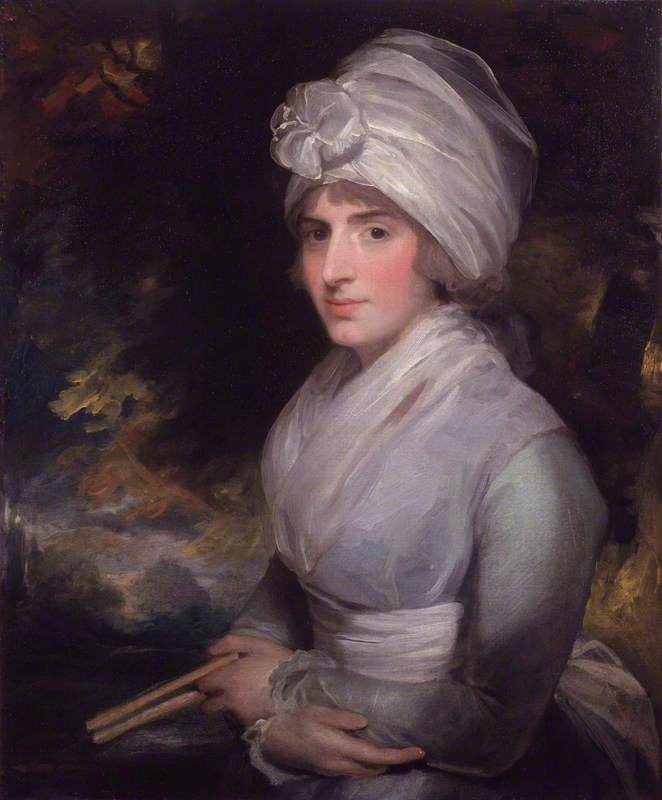 Gilbert Stuart, Sarah Siddons (née Kemble), 1787 Oil on canvas, 29.5 × 24.5 in National Portrait Gallery, London