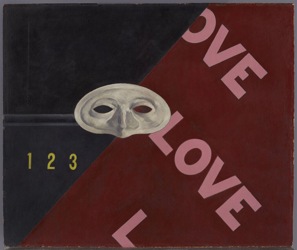 Charles Demuth, Love, Love, Love. Homage to Gertrude Stein, 1928 Oil on panel, 20.1 × 20.9 in Museo Nacional Thyssen-Bornemisza, Madrid