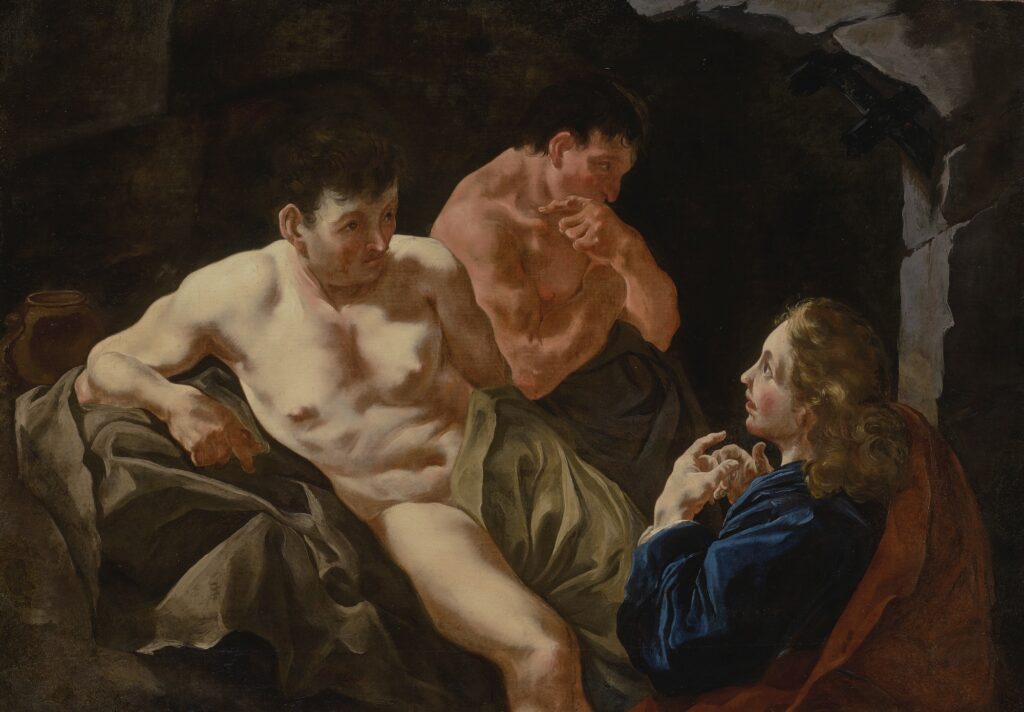 Giulia Lama, Joseph Interpreting the Prisoners’ Dreams, c 1730 Oil on canvas, 42 × 60.9 in Private Collection