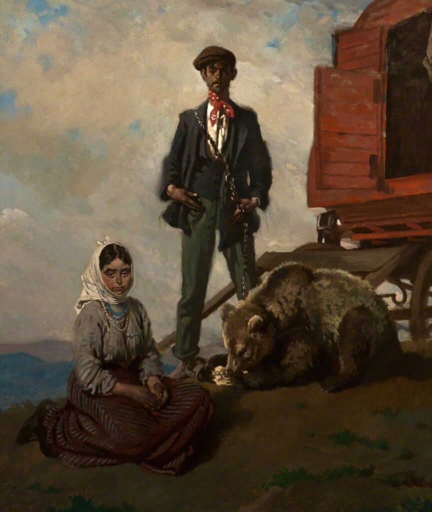 Sir William Orpen, In the Dublin Mountains, 1909 Oil on canvas, 45.3 × 38.4 in Gallery Oldham, UK