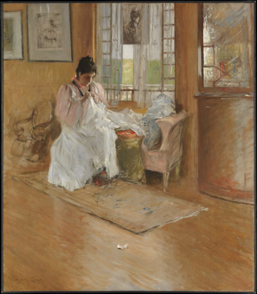 William Merritt Chase, For the Little One, c 1896 Oil on canvas, 40 × 35.3 in Metropolitan Museum of Art, New York