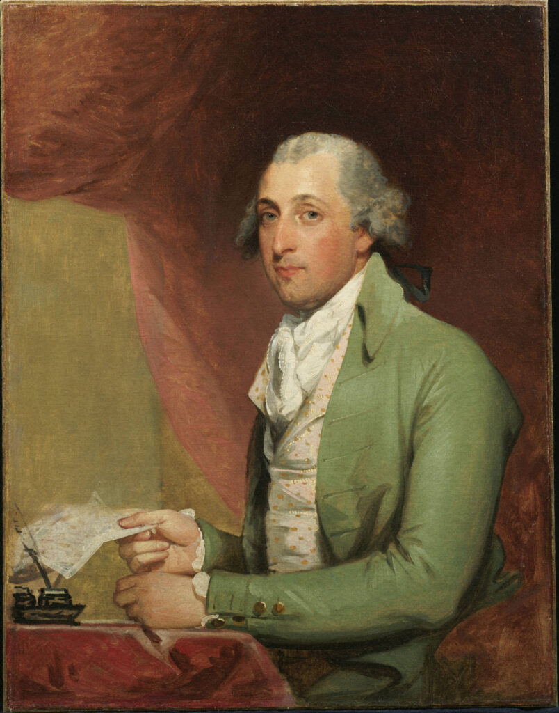 Gilbert Stuart, William Bayard, 1794 Oil on canvas, 35.4 × 27.2 in Princeton University Art Museum, Princeton, New Jersey