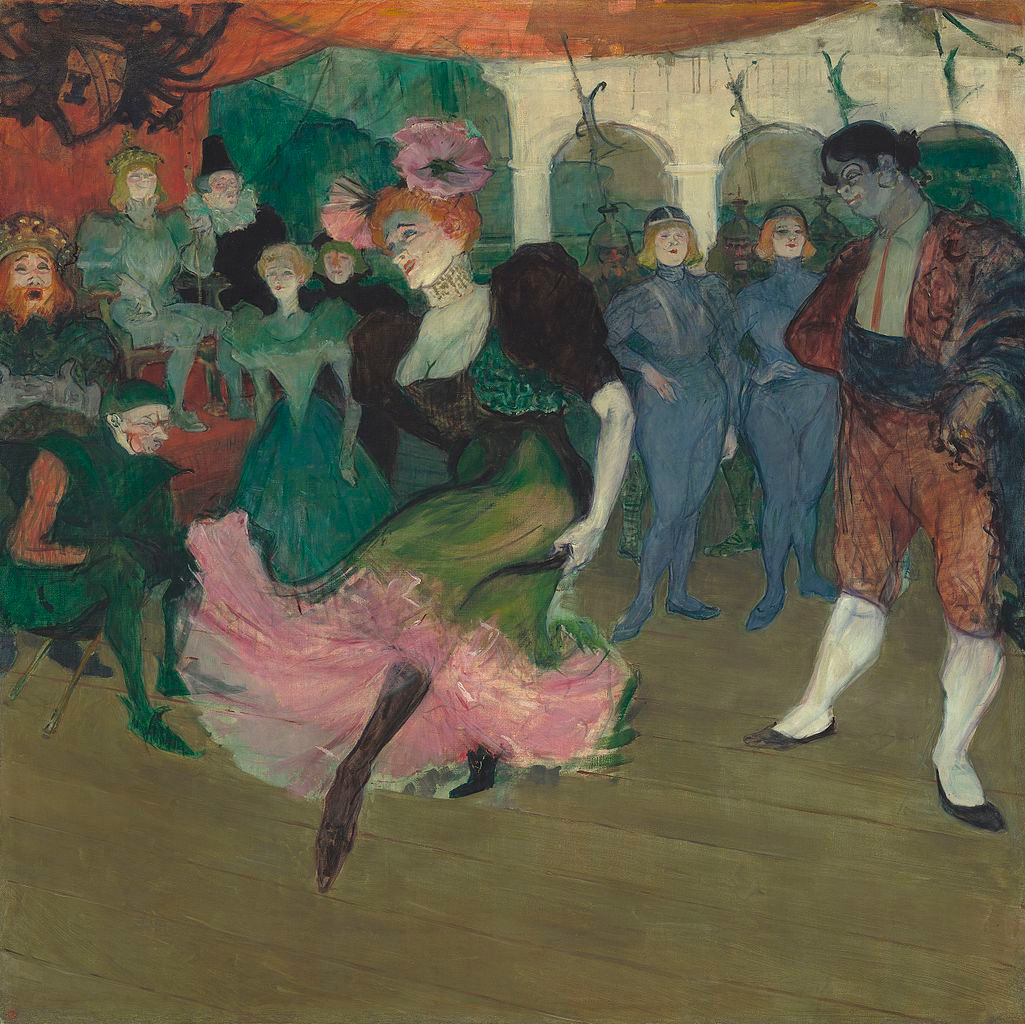 Henri de Toulouse-Lautrec, Marcelle Lender Dancing the Bolero in Chilpéric, 1895–1896 Oil on canvas, 57.1 × 58.7 in National Gallery of Art, Washington DC