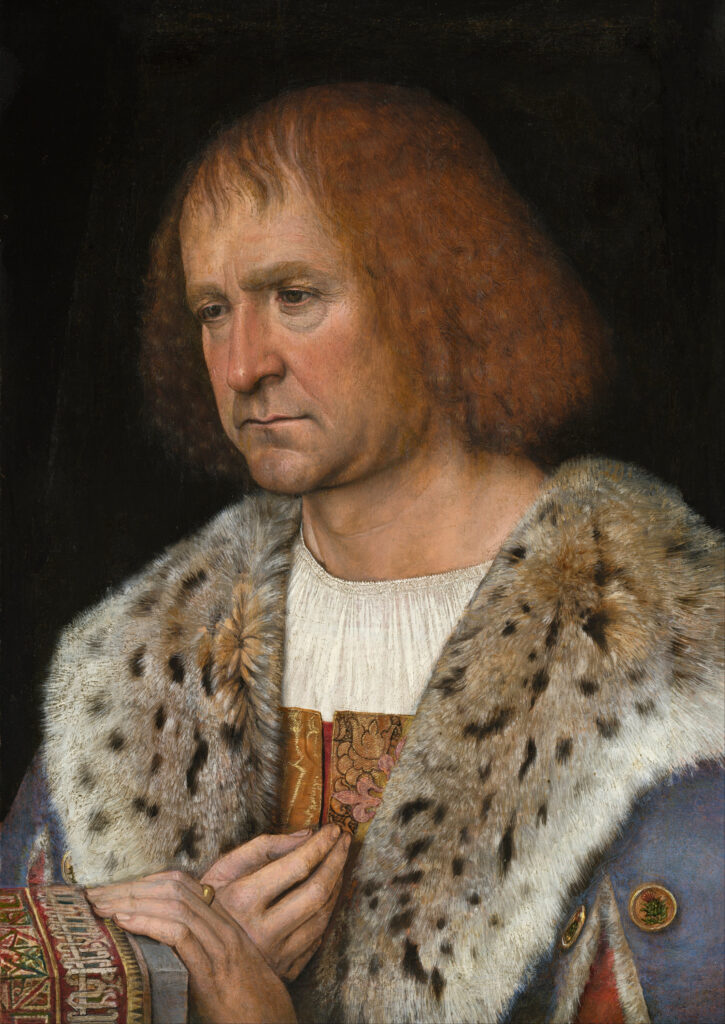 Michel Sittow, Portrait of Diego de Guevara (?), c 1515–1518 Oil on panel, 13.2 × 9.3 in National Gallery of Art, Washington, DC