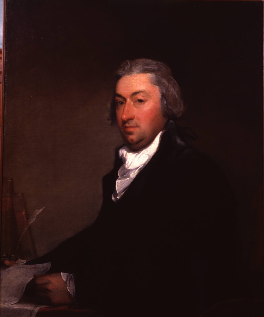 Gilbert Stuart, Robert R. Livingston, 1795 Oil on canvas, 36 × 28.3 in Clermont State Historic Site, Germantown, New York