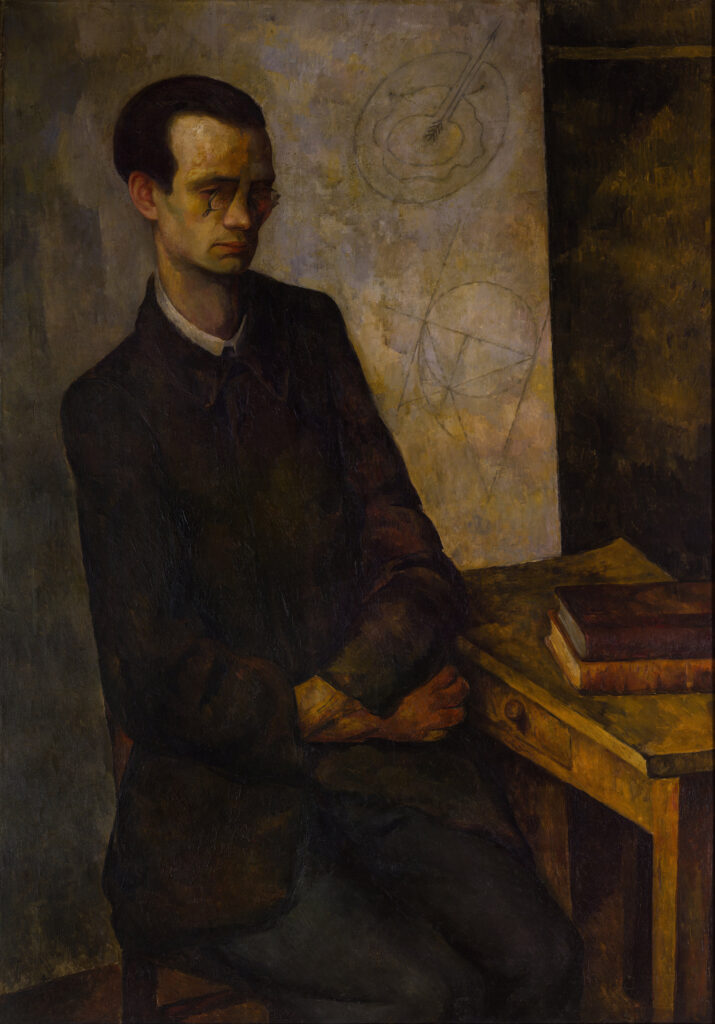 Diego Rivera, The Mathematician, 1919 Oil on canvas, 45.5 × 31.7 in Museo Dolores Olmedo, Mexico City