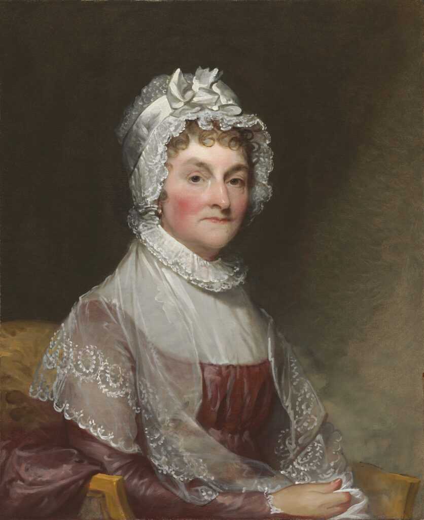 Gilbert Stuart, Abigail Smith Adams (Mrs. John Adams), 1800–1815 Oil on canvas, 28.9 × 23.5 in National Gallery of Art, Washington DC