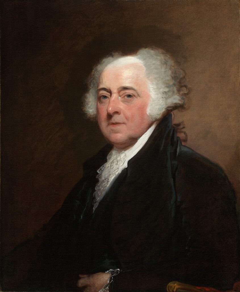 Gilbert Stuart, John Adams, c 1800–1815 Oil on canvas, 28.9 × 23.5 in National Gallery of Art, Washington DC