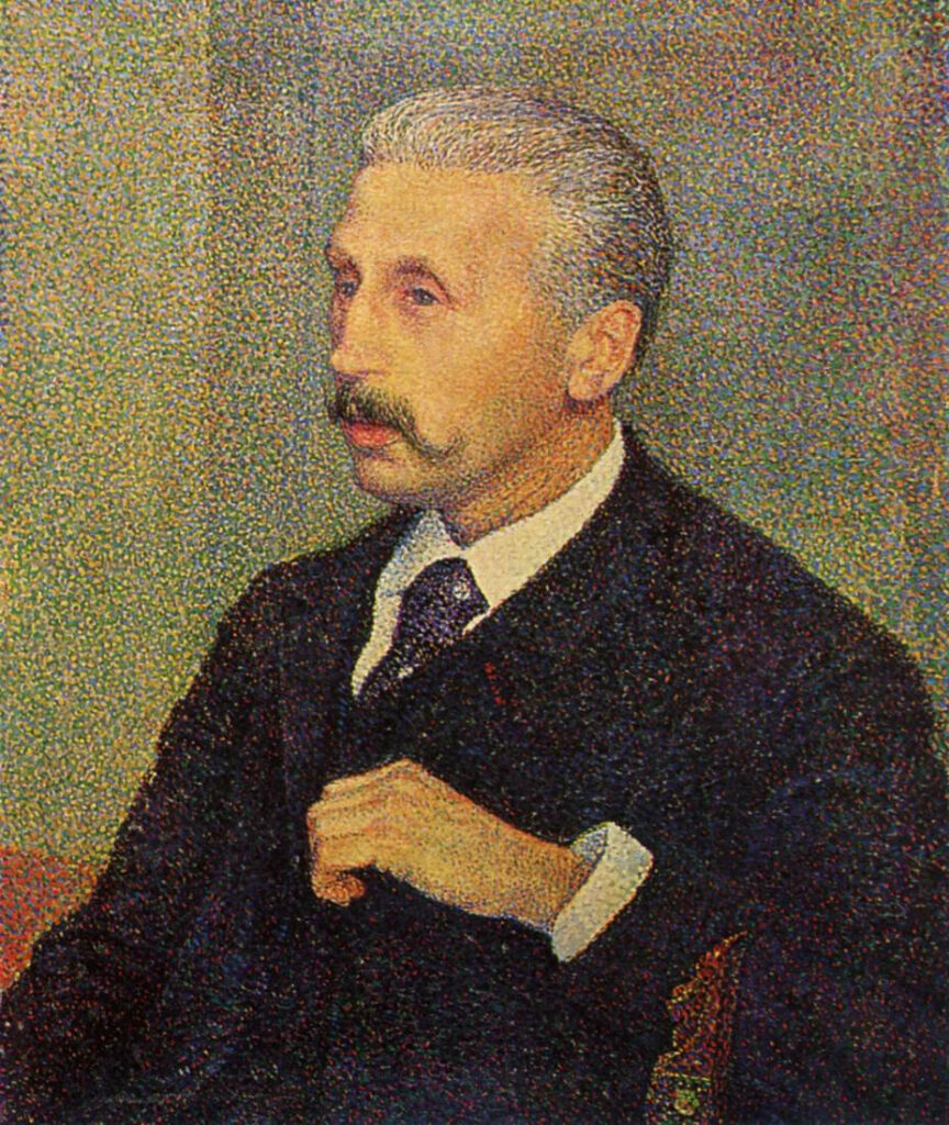 Théo van Rysselberghe, Portrait of Auguste Descamps, the Painter’s Uncle, 1894 Oil on canvas, 25.2 × 20.9 in Musée du Petit Palais, Geneva, Switzerland