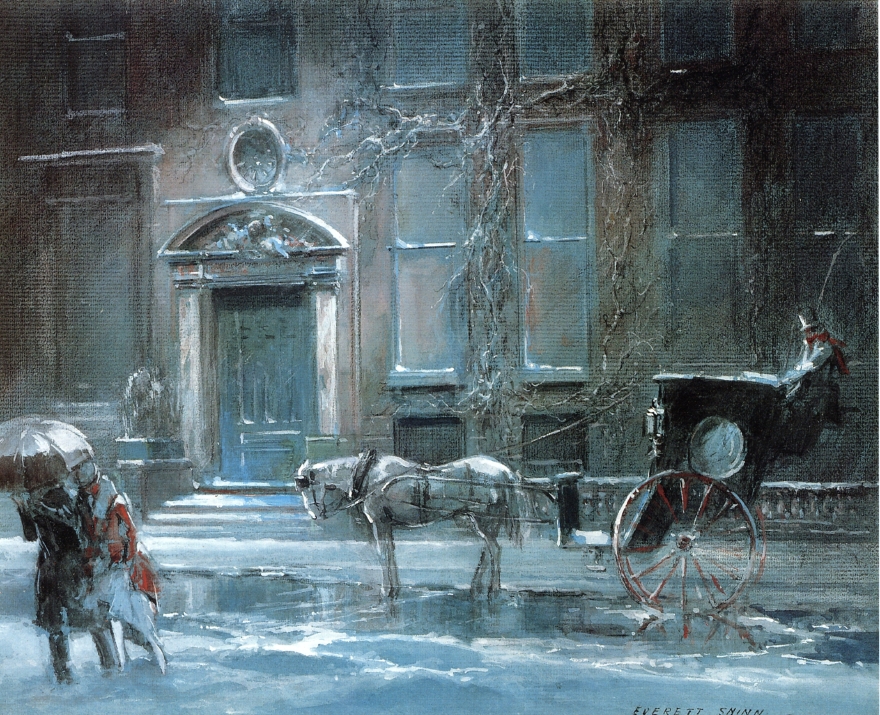 Everett Shinn, The Canfield Gambling House, New York, 1912 Gouache on paper, 9.3 × 12 in Smithsonian American Art Museum, Washington DC