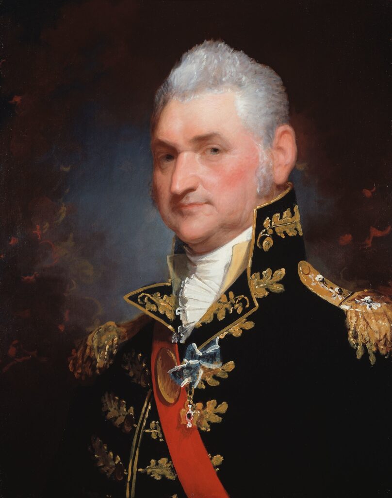 Gilbert Stuart, Major-General Henry Dearborn, 1812 Oil on panel, 28.1 × 22.5 in Art Institute of Chicago