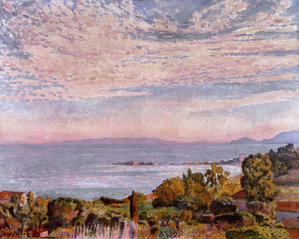 Théo van Rysselberghe, The Bay of St. Clair, 1923 Oil on canvas, 29 × 36 in Private Collection