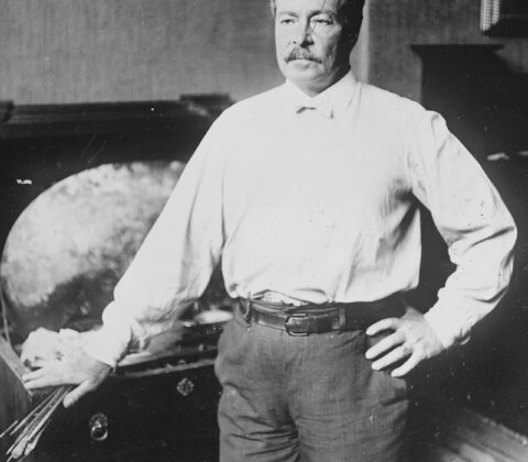 Photograph of Childe Hassam, 1915 Glass negative, 5 × 7 in or smaller Library of Congress, Washington DC