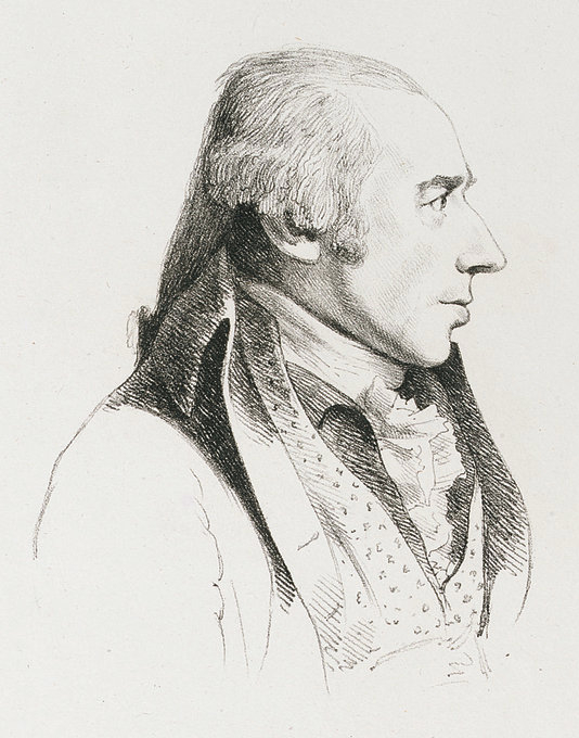 George Dance the Younger, Portrait of William Hodges, 18th century