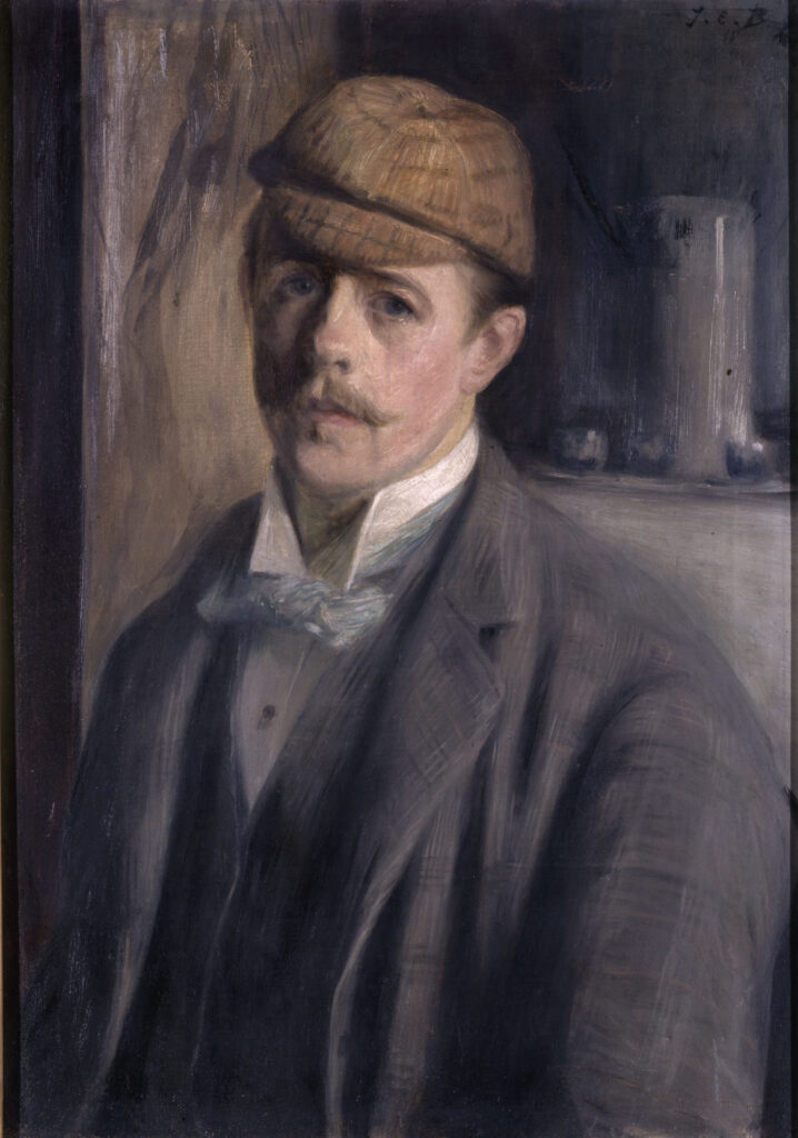 Jacques-Émile Blanche, Self-Portrait, c 1890 Oil on canvas, 29.7 × 21.1 in Petit Palais, Musée des Beaux-Arts de la Ville de Paris
