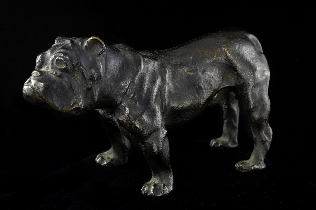 Paul Manship, Bulldog, 1906 Bronze, 2.2 × 4 × 1.9 in Smithsonian American Art Museum, Washington DC