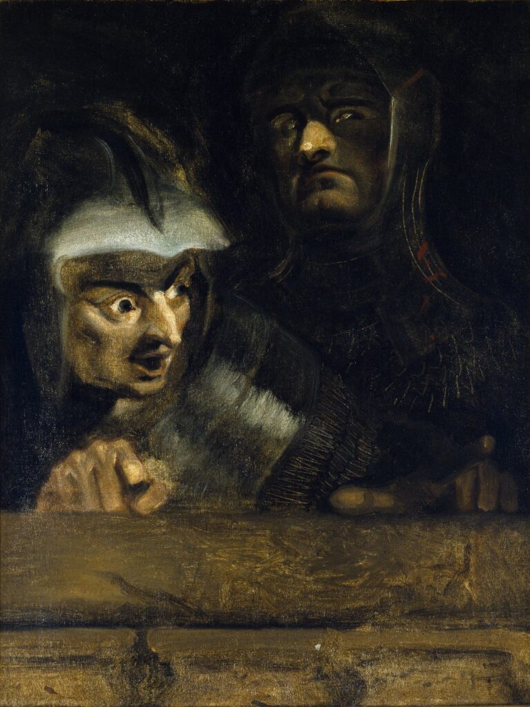 Henry Fuseli, The Two Murderers of the Duke of Clarence, c 1780–1782 Oil on canvas, 27 × 21 in Folger Shakespeare Library, Washington DC