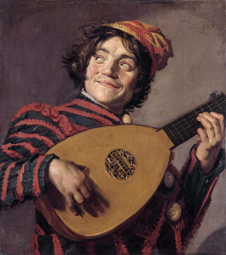 Frans Hals, Jester with a Lute, c 1623–1624 Oil on canvas, 27.6 × 24.4 in Louvre Museum, Paris