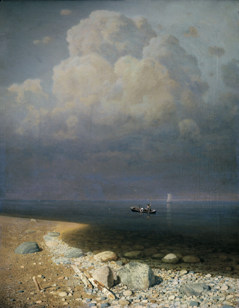 Arkhip Kuindzhi, Lake Ladoga, 1871 Oil on canvas, 31.3 × 24.6 in Russian Museum, Saint Petersburg