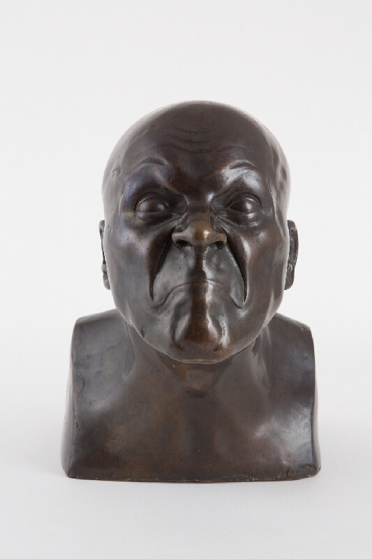 Franz Xaver Messerschmidt, Simplicity of the Highest Degree: Character Head No. 9 (variant), c 1770 Bronze cast, 13.4 × 9.4 in Bratislava City Gallery