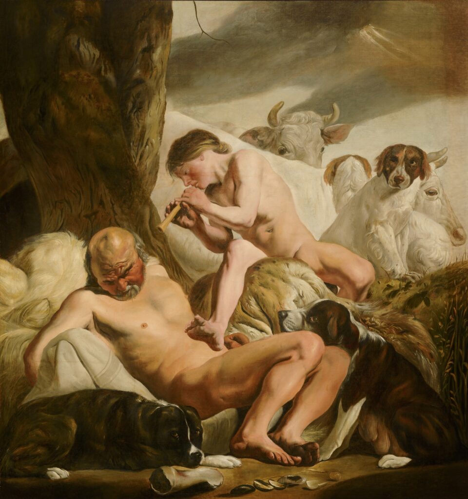 Jacob van Campen, Argus, Mercury and Io, c 1630–1640 Oil on canvas, 80.3 × 76 in Mauritshuis, The Hague, Netherlands