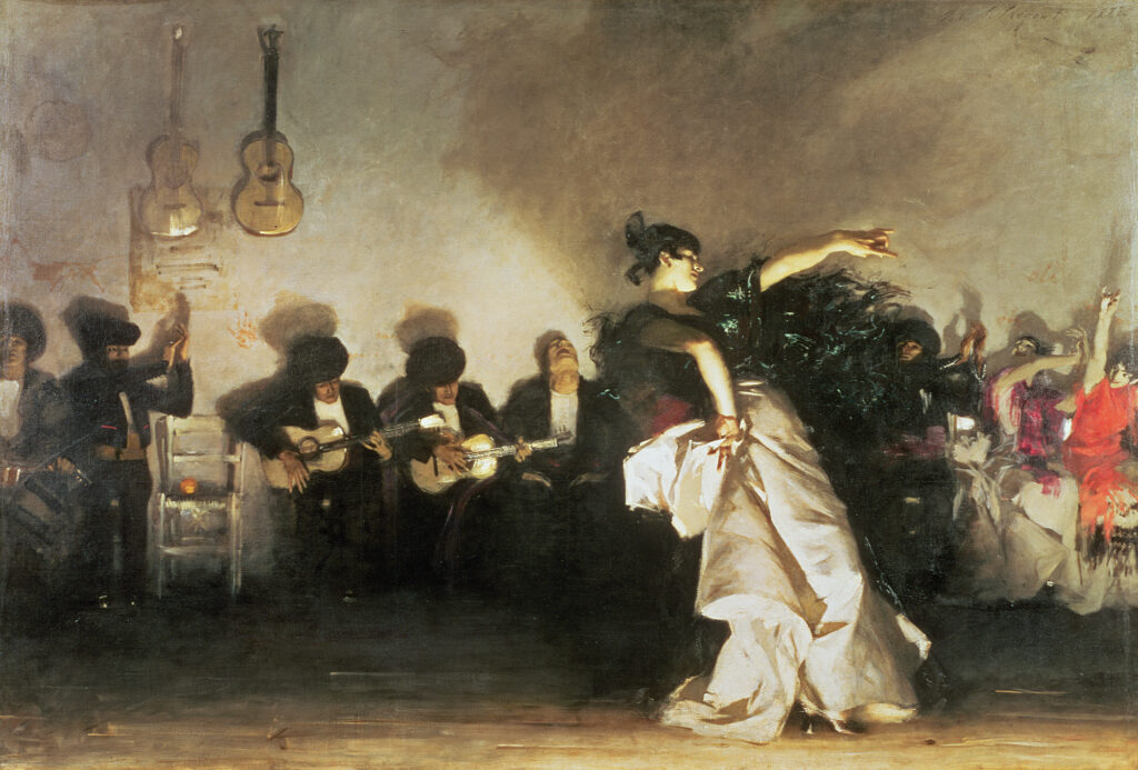 John Singer Sargent, El Jaleo, 1882nOil on canvas, 91.3 × 137 innIsabella Stewart Gardner Museum, Boston