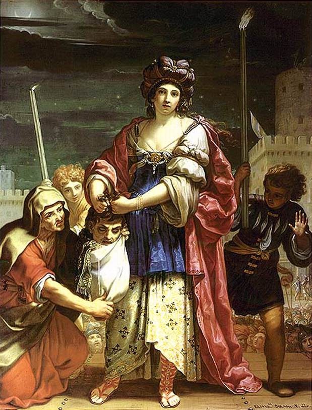 Elisabetta Sirani, Judith with the Head of Holofernes, 1658 Oil on canvas, 93.1 × 72 in Burghley House, Stamford, UK