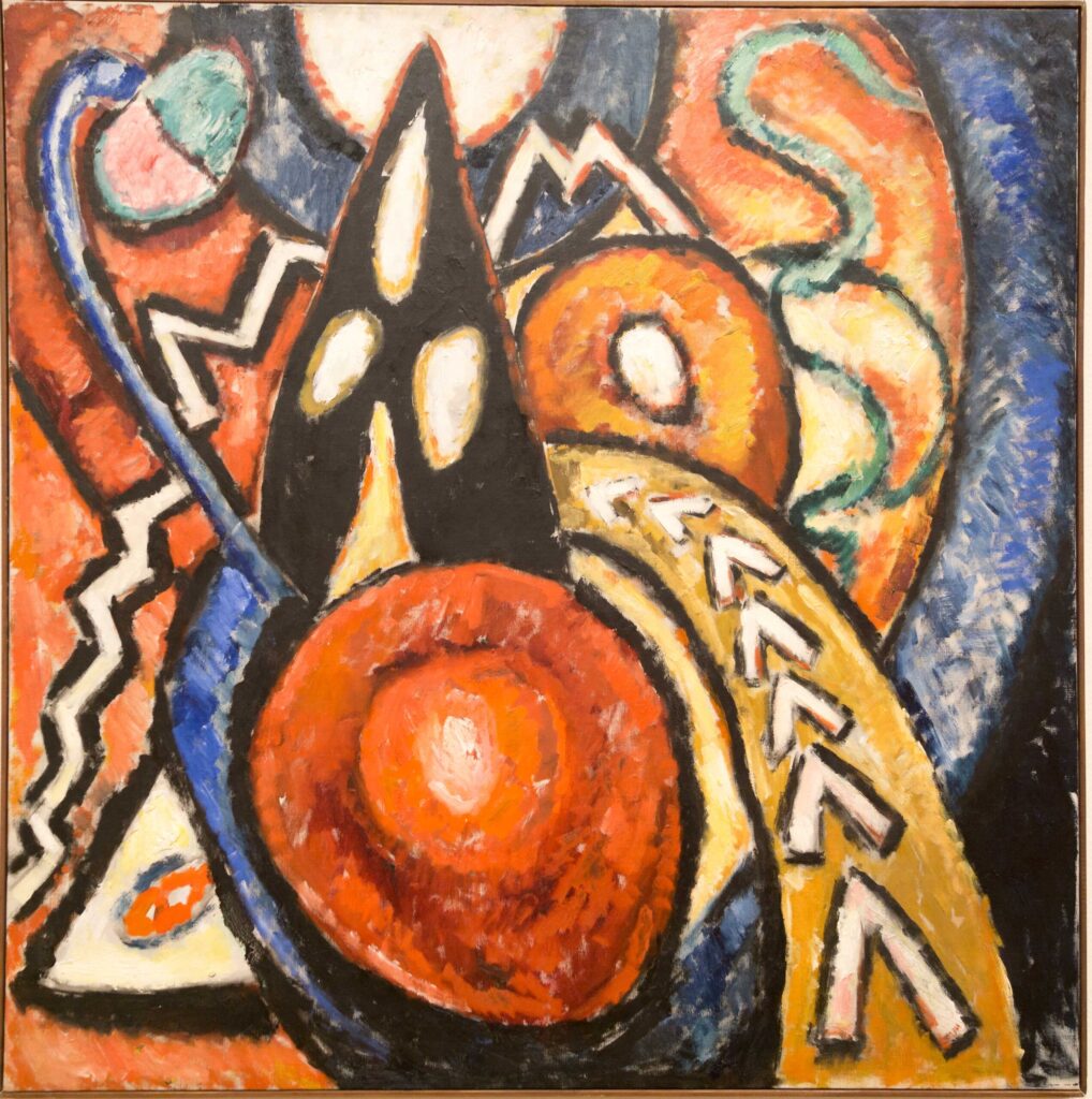 Marsden Hartley, Movement, 1913 Oil on canvas, 47 × 46.9 in Art Institute of Chicago