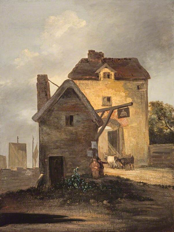 John Crome, The Bell Inn, c 1805 Oil on canvas, 31.5 × 23.6 in National Galleries of Scotland, Edinburgh
