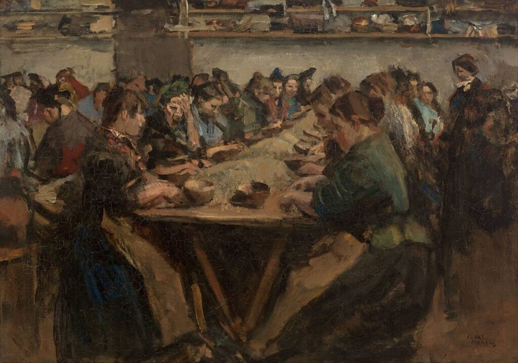 Isaac Israëls, The Coffee Sorters, 1886 Oil on canvas, 29.9 × 39.4 in Museum Boijmans Van Beuningen, Rotterdam, Netherlands